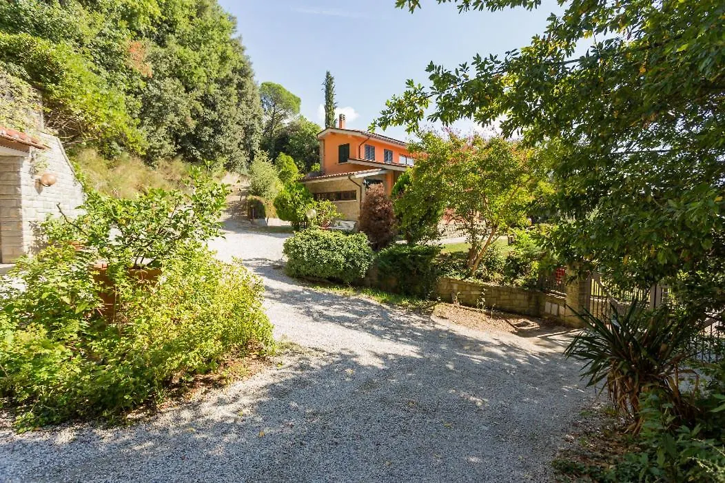 Panoramic View Village Of Villa Luigina Cortona Itálie